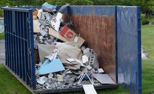 Old furniture ready for disposal in Archway