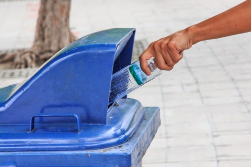 Efficient waste segregation using a commercial waste archway