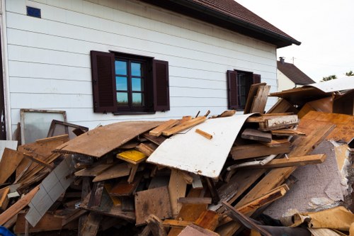 Durable construction of a commercial waste archway